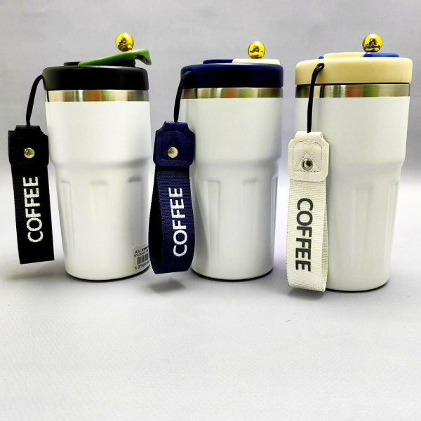 Термокружка Vacuum cup с датчиком температуры и ремешком, 500 ml (LED-дисплей, холод/тепло)